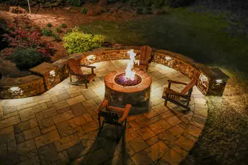 Outdoor makeover: Hardscape-Services-Firepit