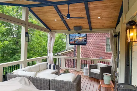 Outdoor makeover: Porches-Faux-Beams