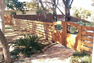 Outdoor makeover: Gates-Alternating-Horizontal-Cedar