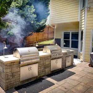 Outdoor makeover: Atlanta-Hardscaping-Bbq-Island