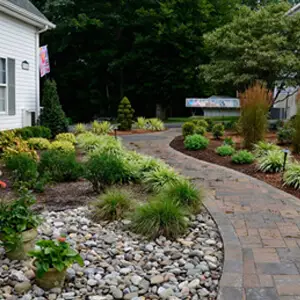 Outdoor makeover: Backyard-Landscape-Mulch-Pine-Straw