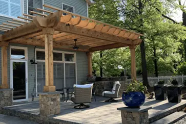 Outdoor makeover: Brookhaven-Landscape-Design-Arbors-Pergolas