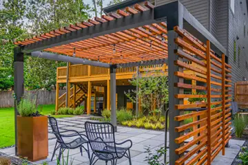 Outdoor makeover: Landscape-Service-In-Decatur-Arbors-Pergolas