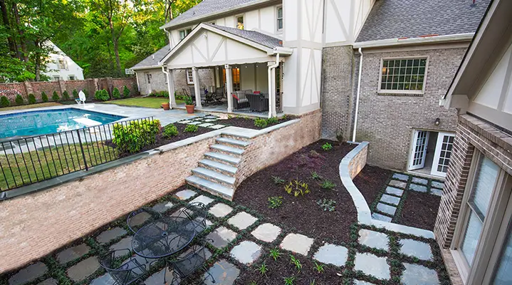 Outdoor Makeover:  Backyard-Hardscape-Design