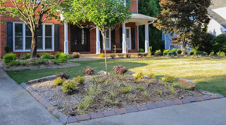 Outdoor Makeover:  Front-Yard-Hardscaping-Design