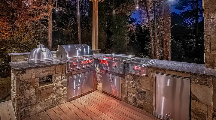 Outdoor kitchen designs for small spaces best sale