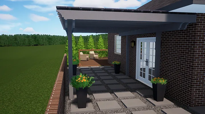 Outdoor Makeover:  3D-Landscaping-Design-Ideas