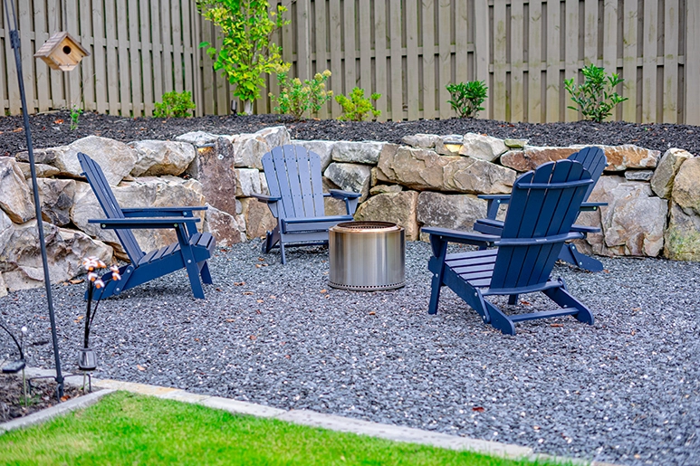 Backyard Gravel Patio Ideas