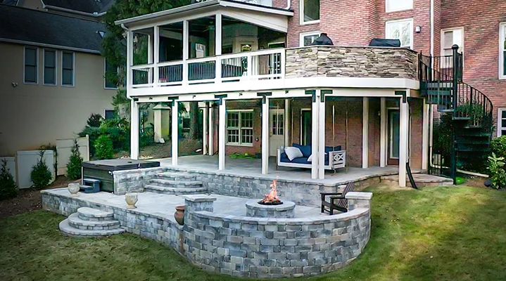 Modern-Stone-Fire-Pit-Ideas