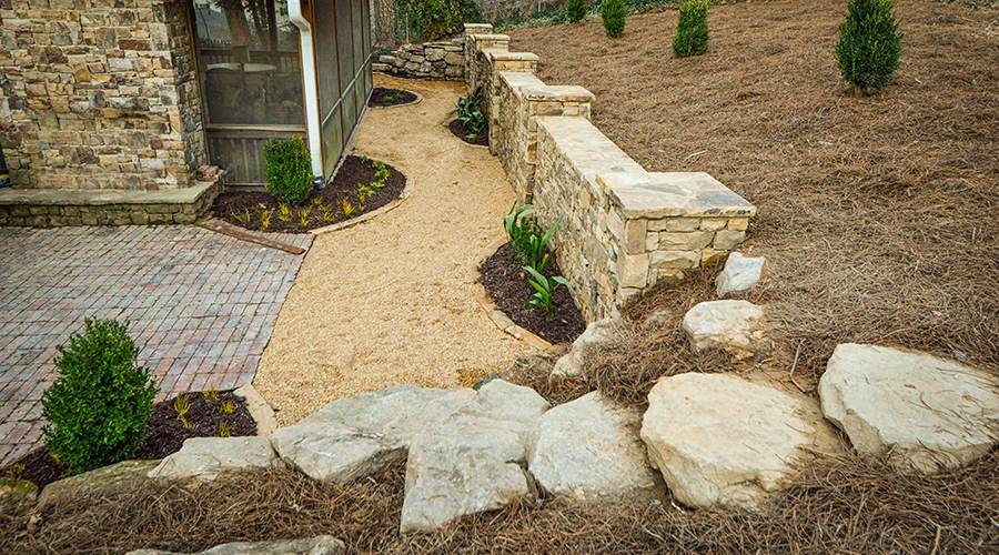 Backyard Retaining Wall Design