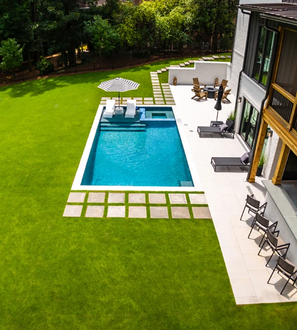 Stylish Pool Makeover Featuring