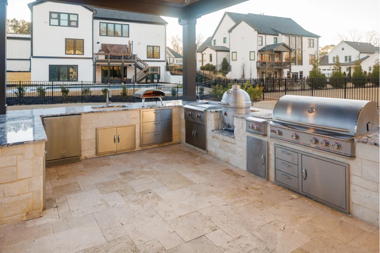 modular outdoor kitchen