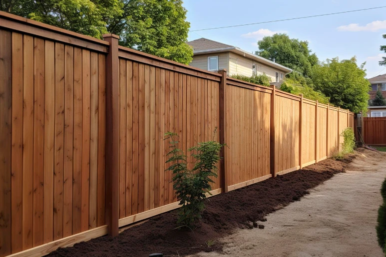 Cedar Dog Ear Fence in Atlanta