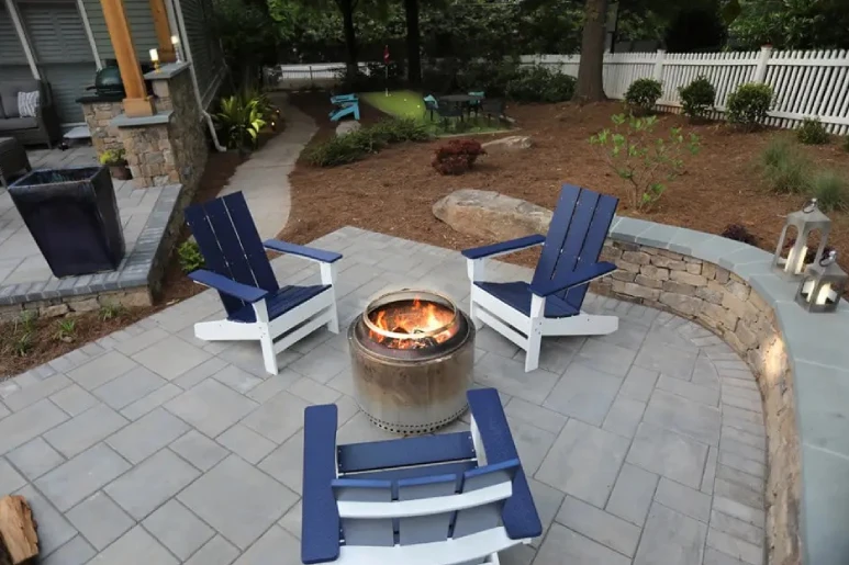 Wood-burning fire pits