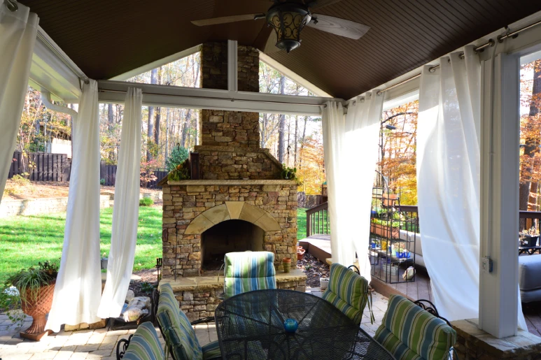 outdoor fireplace Atlanta